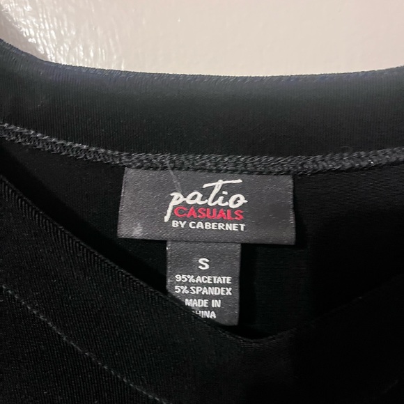 Cabernet Black Short-Sleeve Swing Dress - Picture 2 of 2